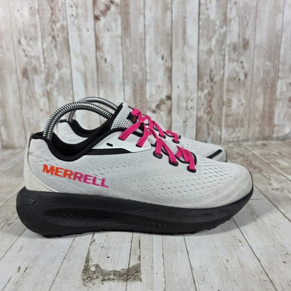 Merrell Antora 3 Womens‎ Trail Running Shoes White Black Pink J068230 Size 7.5